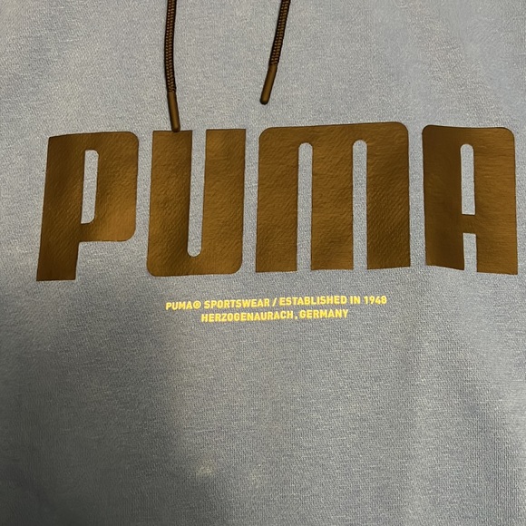 Men’s blue Puma hoodie - Picture 2 of 5